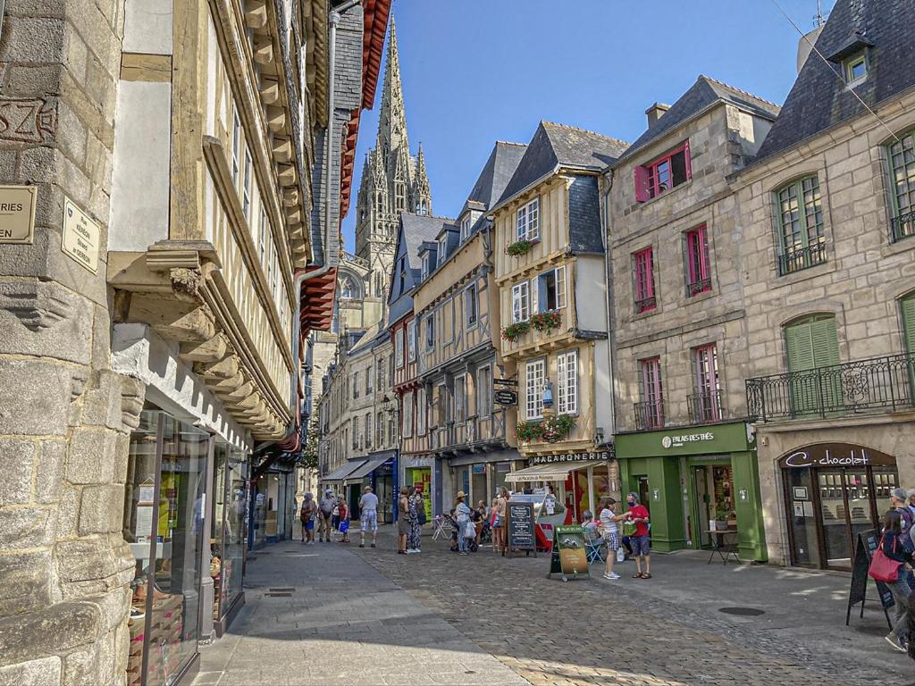 شقة Quimper: T3 Avec Vue Cathedrale Proche Gare المظهر الخارجي الصورة
